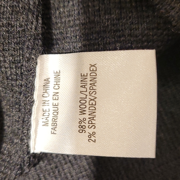 Theory wool knit mini skirt, size S, dark grey - Picture 4 of 5